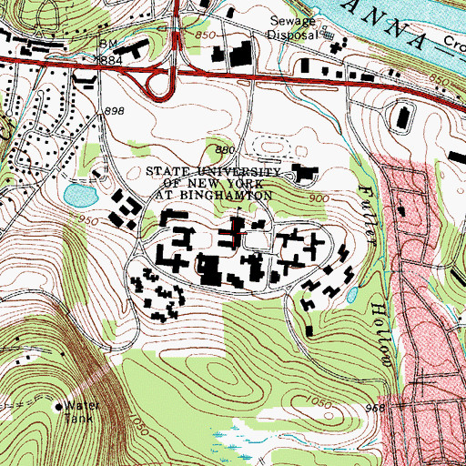 Binghamton University Census Designated Place, NY