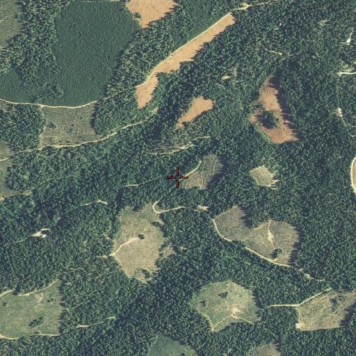 Aerial/Satellite Image of Maidenhair Spring, CA