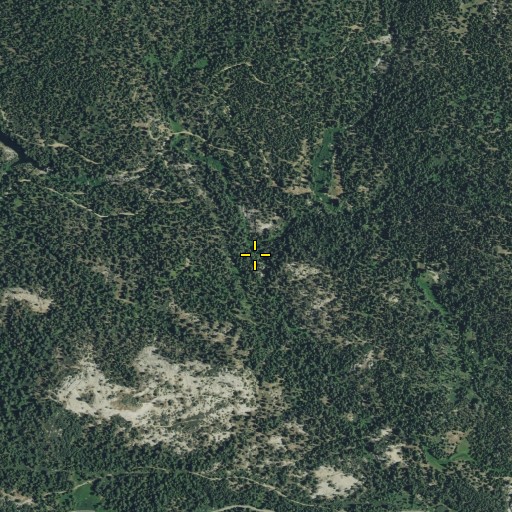 Aerial/Satellite Image of Markwood Creek, CA