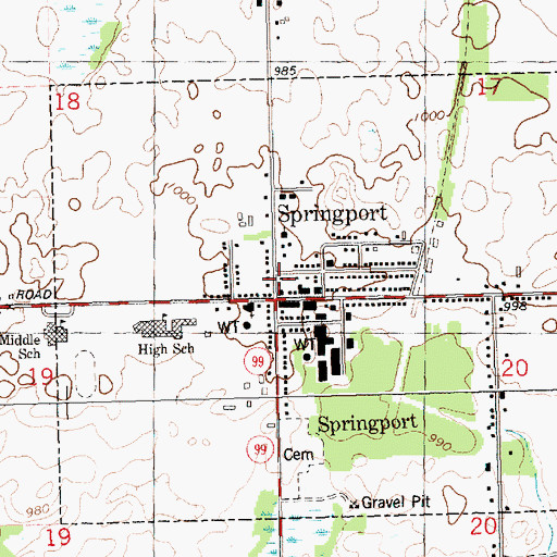 Springport Post Office, MI