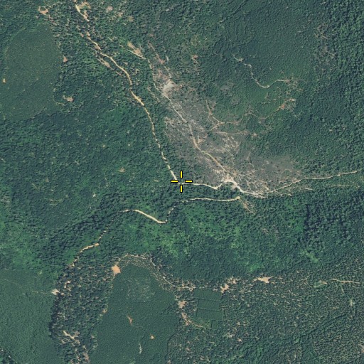 Aerial/Satellite Image of McBride Creek, CA