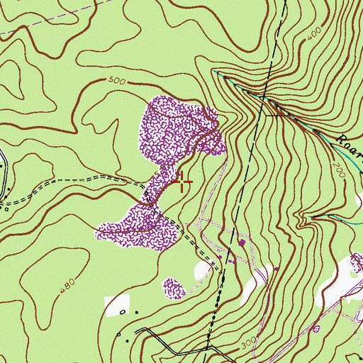 Topographic Map of Belle Mead Quarry, NJ