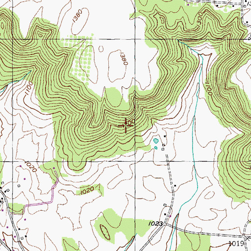 Topographic Map of Overton County Highway Department Quarry, TN