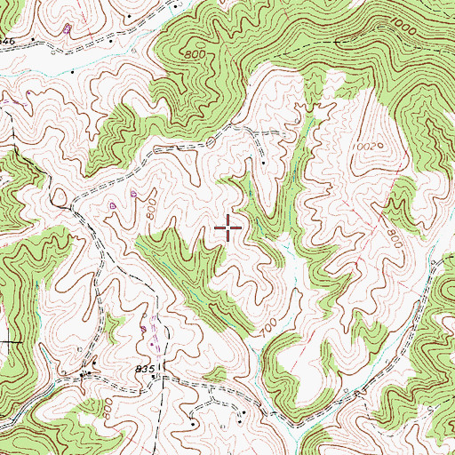 Topographic Map of Sycamore Creek Golf Club (historical), WV