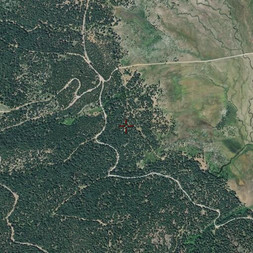 Aerial/Satellite Image of Middle Hollow, CA