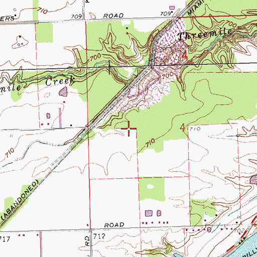 Topographic Map of Defiance County Sanitary Landfill, OH