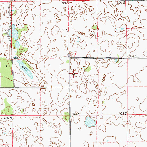Topographic Map of New Richmond City Landfill, WI