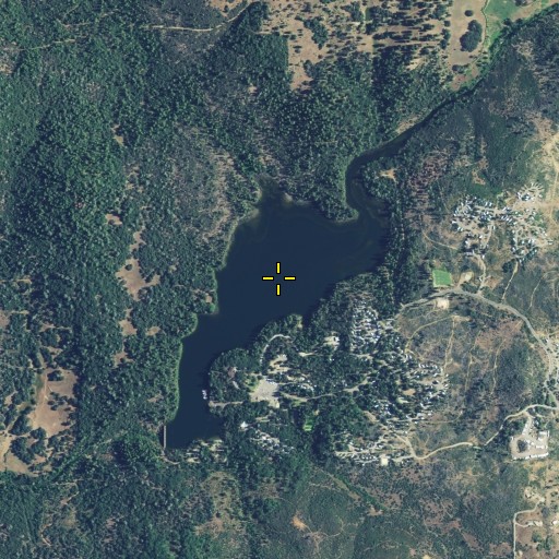 Aerial/Satellite Image of Lake Mildred, CA
