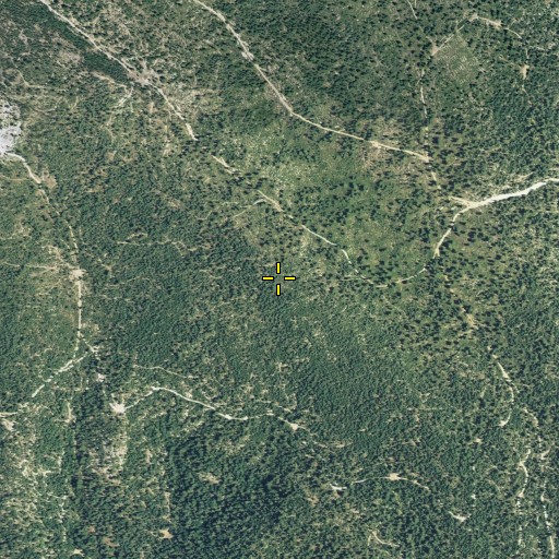 Aerial/Satellite Image of Mill Creek Plateau, CA