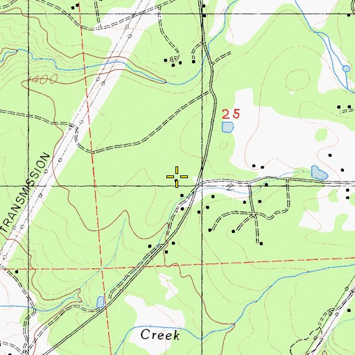 Topographic Map of Morley School, CA