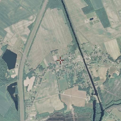 Aerial/Satellite Image of South Mills Volunteer Fire Department, NC