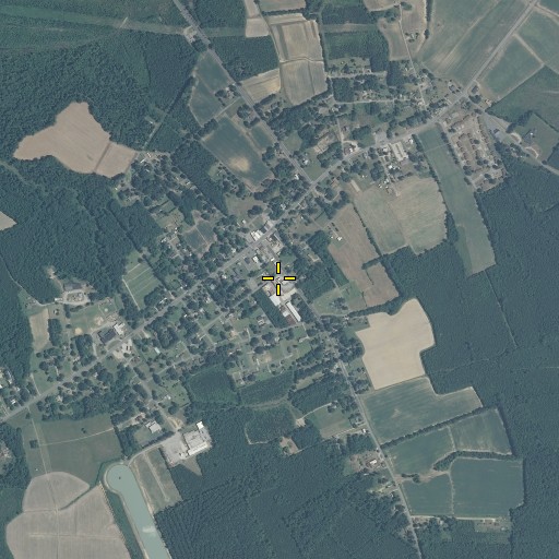 Aerial/Satellite Image of Woodland Fire Department, NC