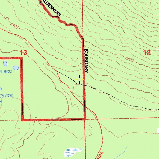 Topographic Map of Noble Trail, CA