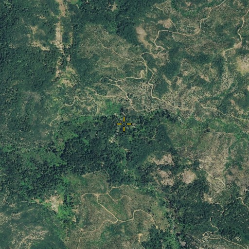 Aerial/Satellite Image of North Fork Montgomery Creek, CA