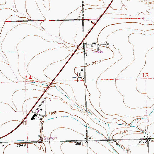 Topographic Map of Ambulance Service of Magic Valley Regional Medical Center Station 3, ID