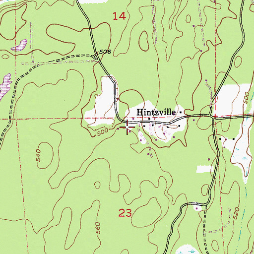 Topographic Map of Central Kitsap Fire and Rescue Station 54 Hintzville, WA