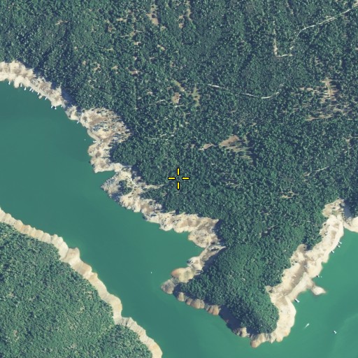 Aerial/Satellite Image of Oregon Gulch, CA