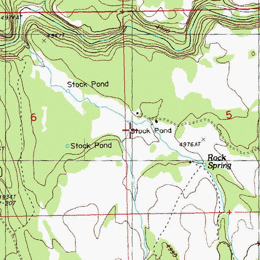 Topographic Map of Moondance Ranch Airport, OR