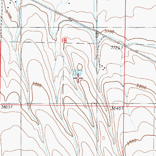 Topographic Map of Hi Country Number 2 Airport, OR
