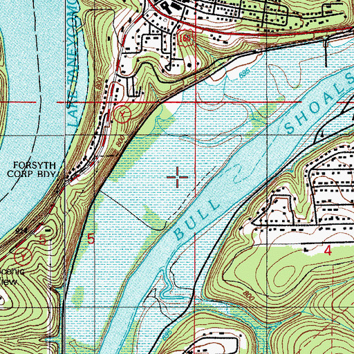 Topographic Map of Electric Park (historical), MO