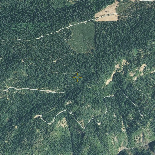 Aerial/Satellite Image of Pine Tree Spring, CA