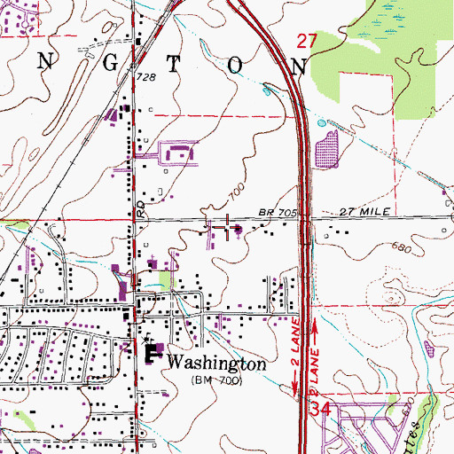 Topographic Map of Our Redeemer Lutheran Church, MI