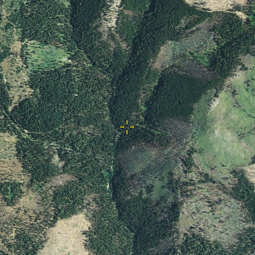 Aerial/Satellite Image of Placer Mine, CA