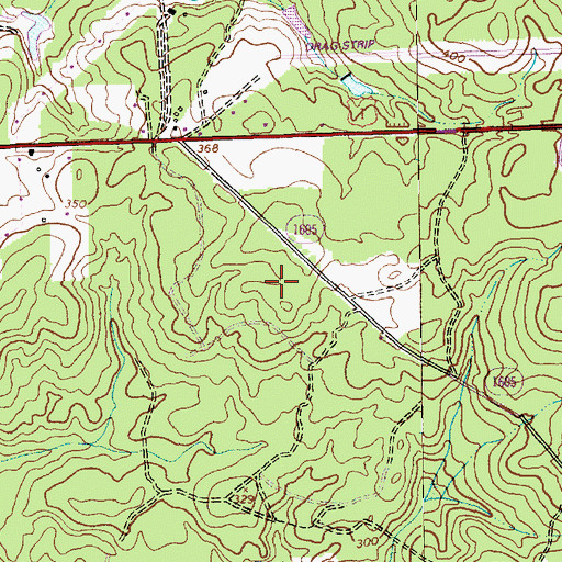 Topographic Map of J-D Farms, NC