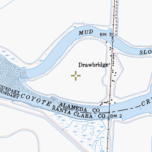 Topographic Map of Salt Pond A21, CA