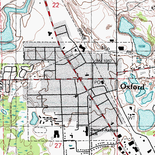 Topographic Map of Northeast Oakland Historical Museum, MI