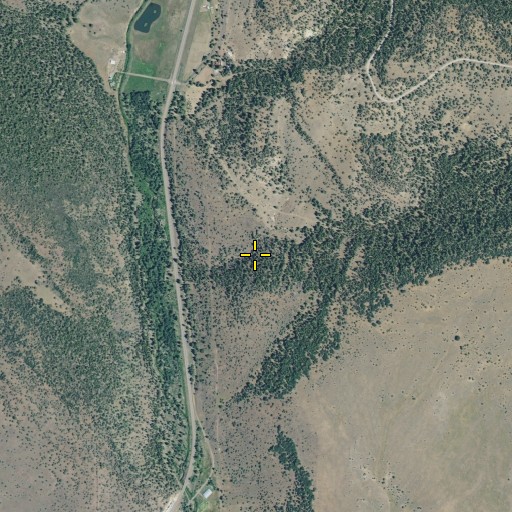 Aerial/Satellite Image of Post Canyon, CA