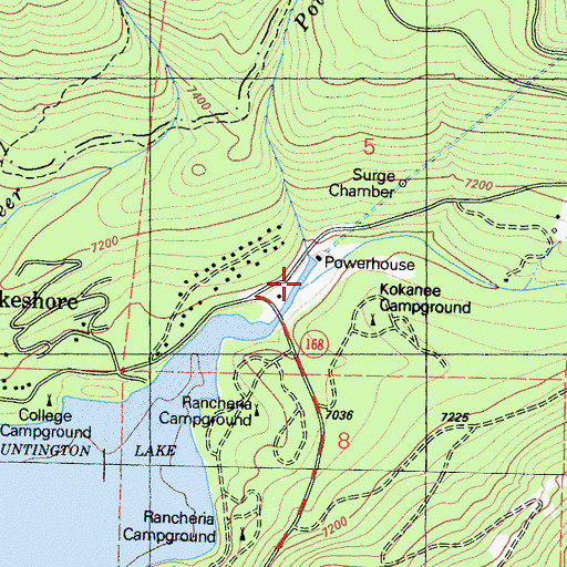 Topographic Map of Potter Creek, CA