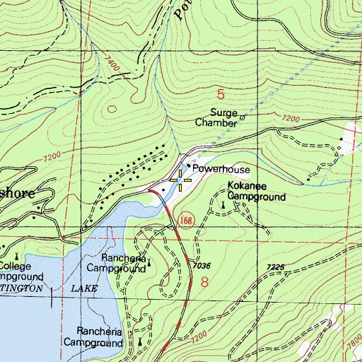 Topographic Map of Potter Creek, CA