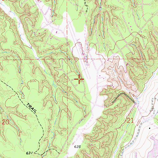 Topographic Map of Lake California Air Park, CA