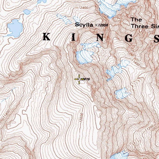 Topographic Map of Ragged Spur, CA
