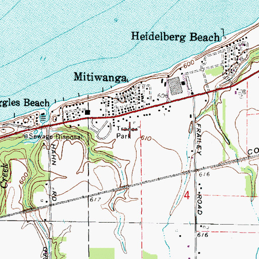 Topographic Map of Willoway Nursery, OH