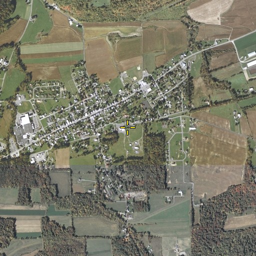 Aerial/Satellite Image of Beavertown Rescue Hose Company, PA