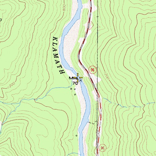 Topographic Map of Reynolds Creek, CA