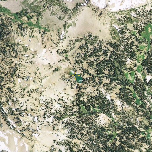 Aerial/Satellite Image of Ridge Lakes, CA
