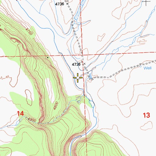 Topographic Map of Roberts Creek, CA