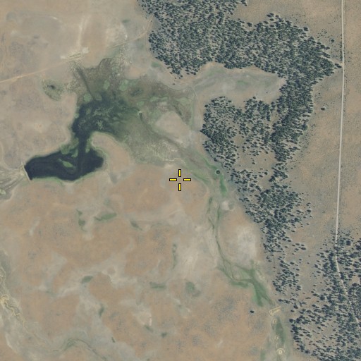 Aerial/Satellite Image of Rock Cabin Well, CA