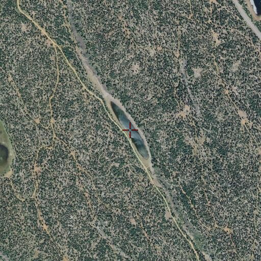 Aerial/Satellite Image of Rock Lake, CA