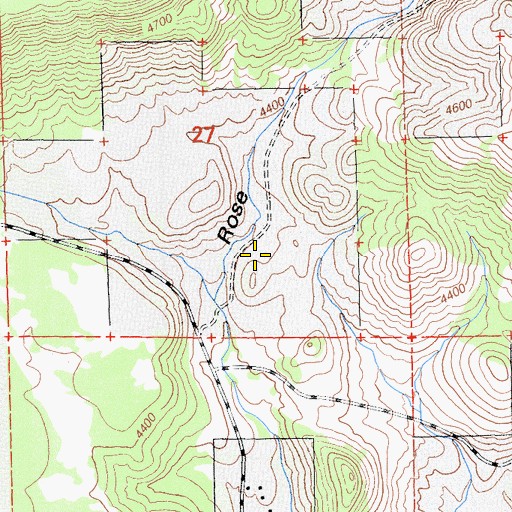 Topographic Map of Rose Canyon, CA