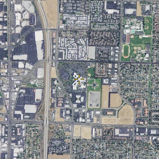 Aerial/Satellite Image of Kaiser Permanente Fresno Medical Center, CA