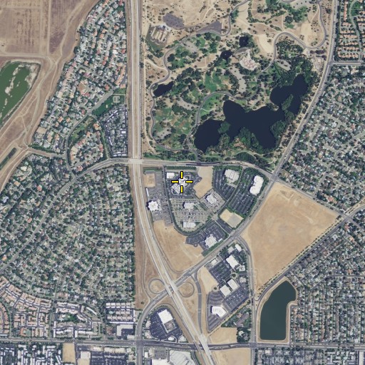 Aerial/Satellite Image of Fresno Heart and Surgical Hospital, CA