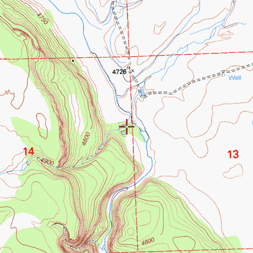 Topographic Map of Russell Slough, CA