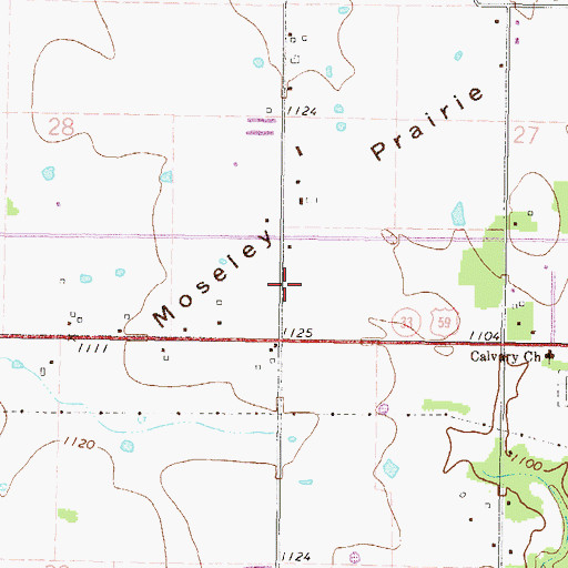 Topographic Map of West Siloam Springs Volunteer Fire Department, OK