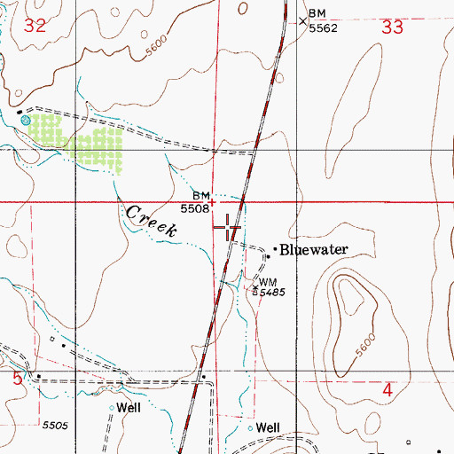 Topographic Map of Arabela Fire Department, NM