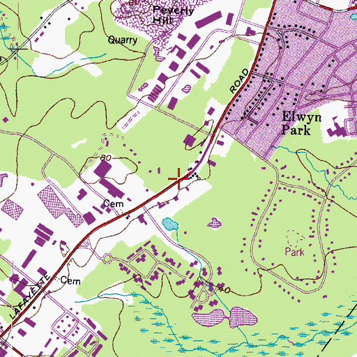 Topographic Map of Water Country Emergency Medical Services, NH