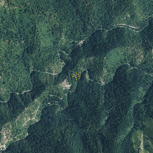 Aerial/Satellite Image of Second Divide, CA